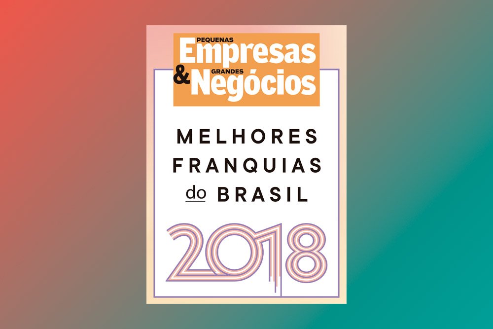 selo das melhores franquias do brasil pela revista pequenas empresas e grandes negócios